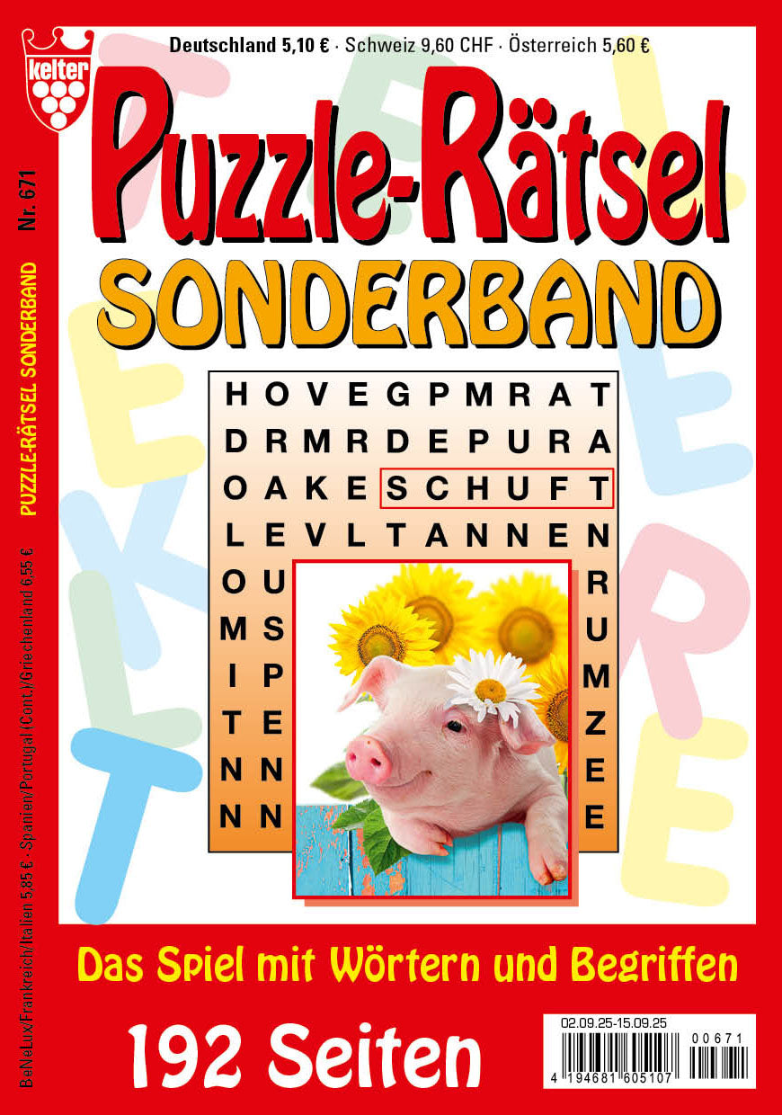 Puzzle-Rätsel Sonderband 192 Seiten #671