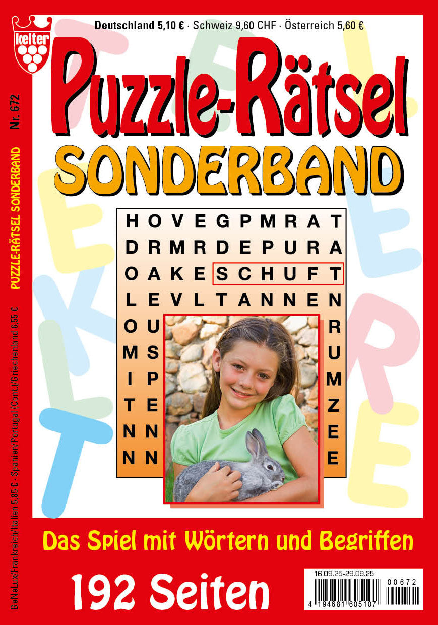 Puzzle-Rätsel Sonderband 192 Seiten #672