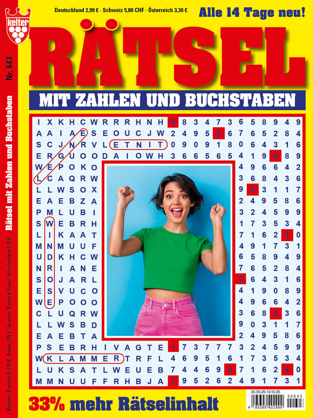 Rätsel mit Zahlen und Buchstaben #643