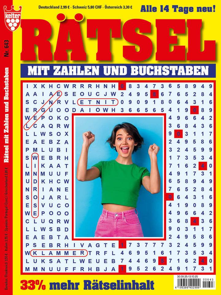 Rätsel mit Zahlen und Buchstaben #643