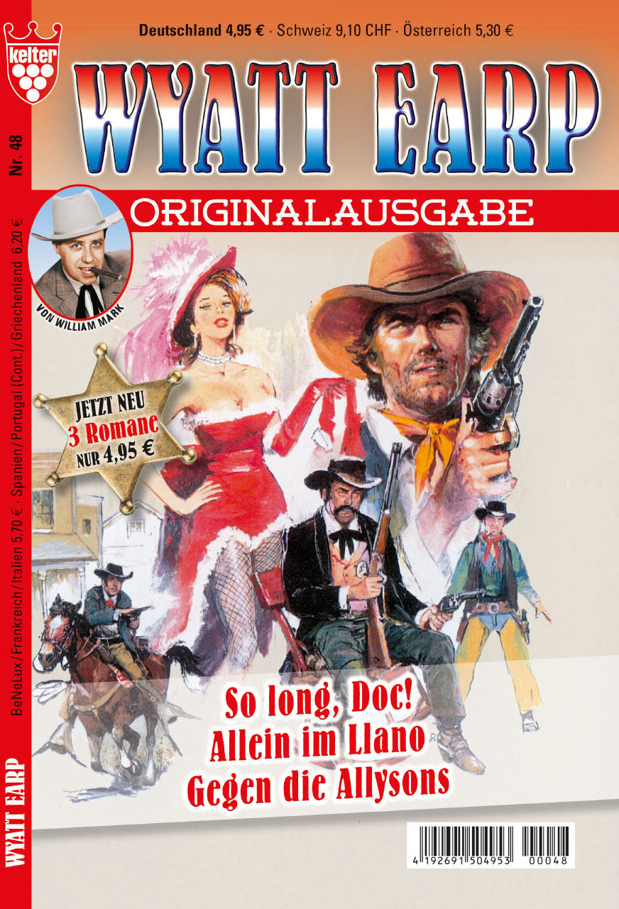 Wyatt Earp 3 Romane Originalausgabe #48