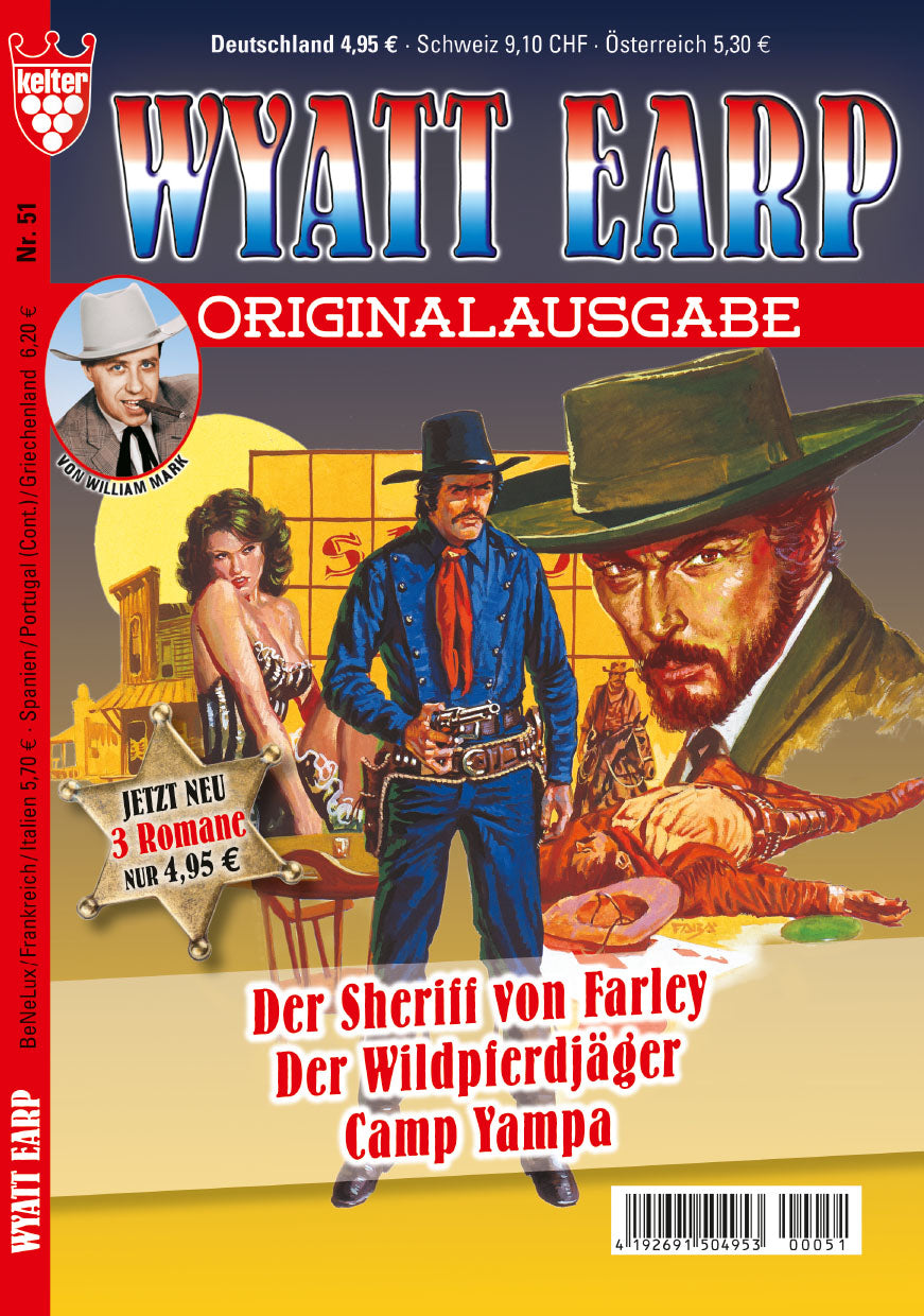 Wyatt Earp 3 Romane Originalausgabe #51