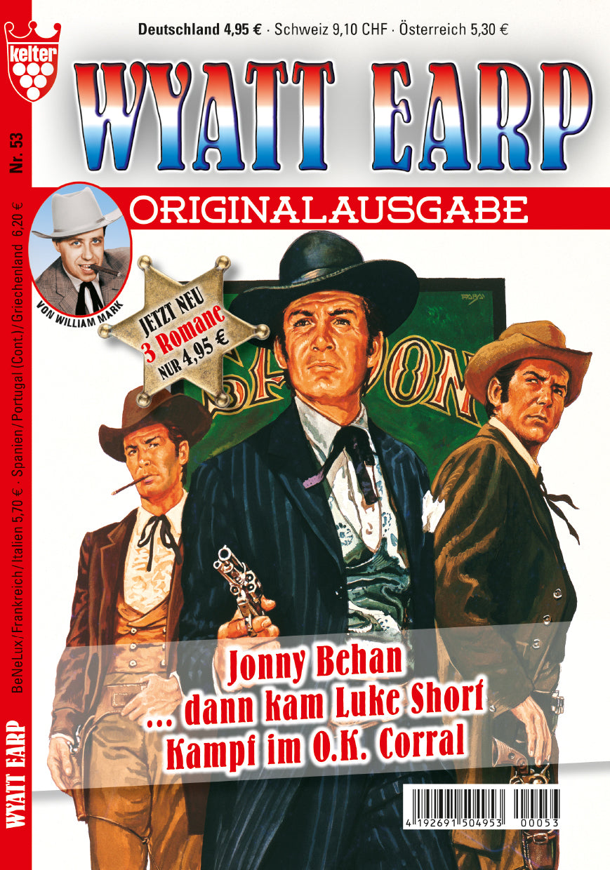 Wyatt Earp 3 Romane Originalausgabe #53