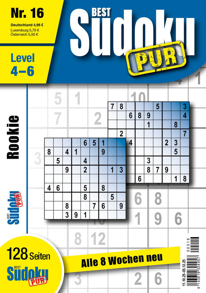Best Sudoku Pur Rookie #16