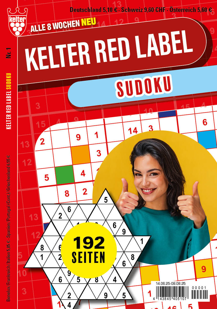Kelter Red Label - SUDOKU #1