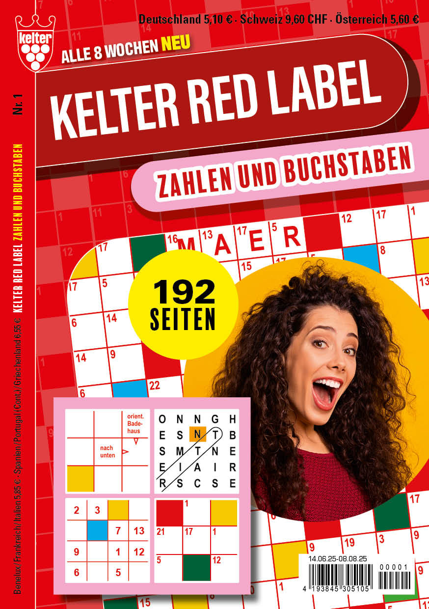 Kelter Red Label - Zahlen und Buchstaben #1