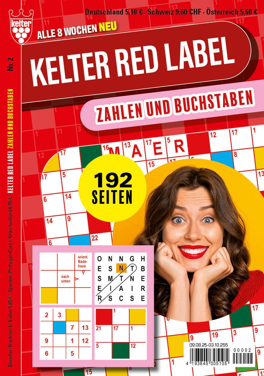 Kelter Red Label - Zahlen und Buchstaben #2