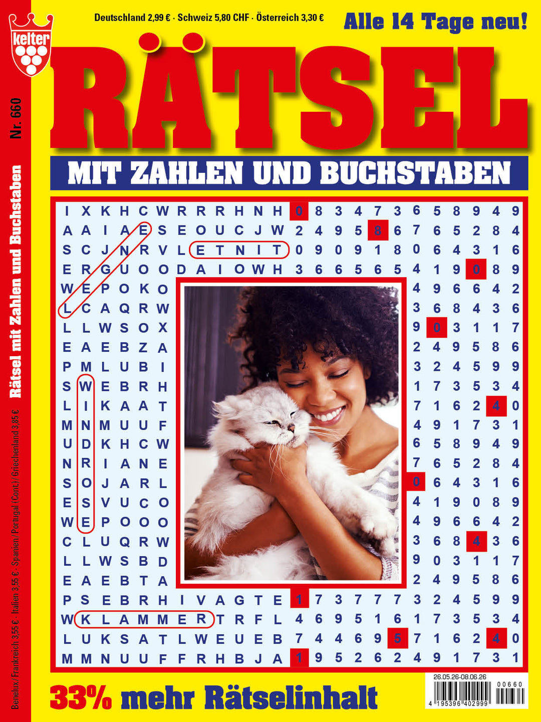 Rätsel mit Zahlen und Buchstaben #660