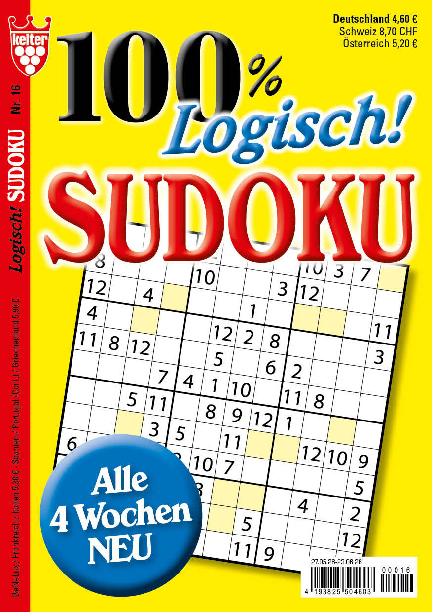 100% logisch Sudoku #16