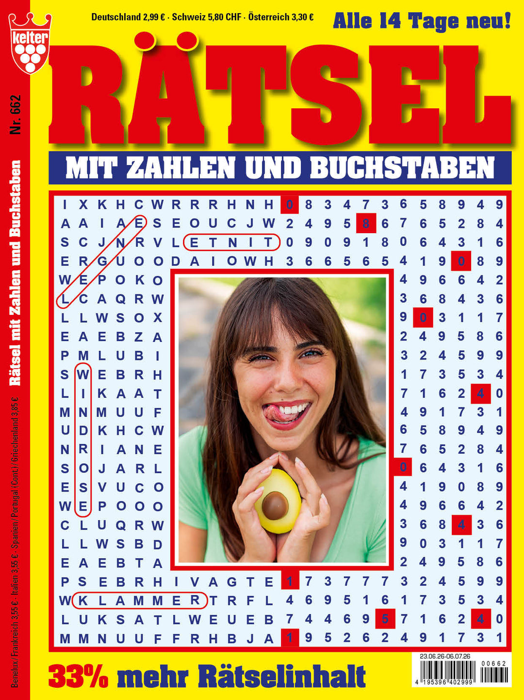 Rätsel mit Zahlen und Buchstaben #662
