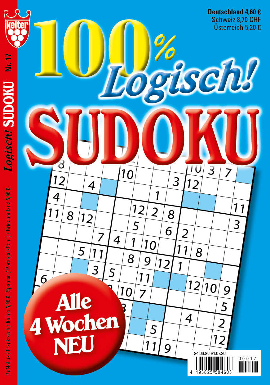 100% logisch Sudoku #17