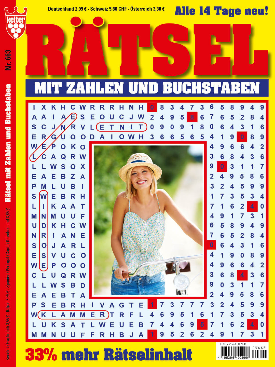 Rätsel mit Zahlen und Buchstaben #663