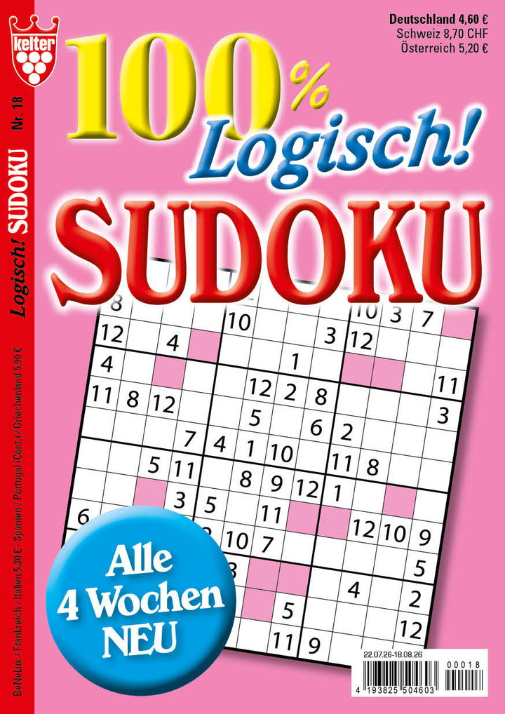 100% logisch Sudoku #18