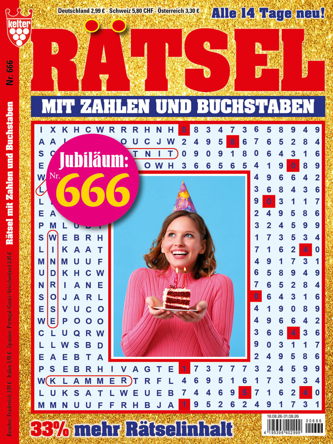 Rätsel mit Zahlen und Buchstaben #666