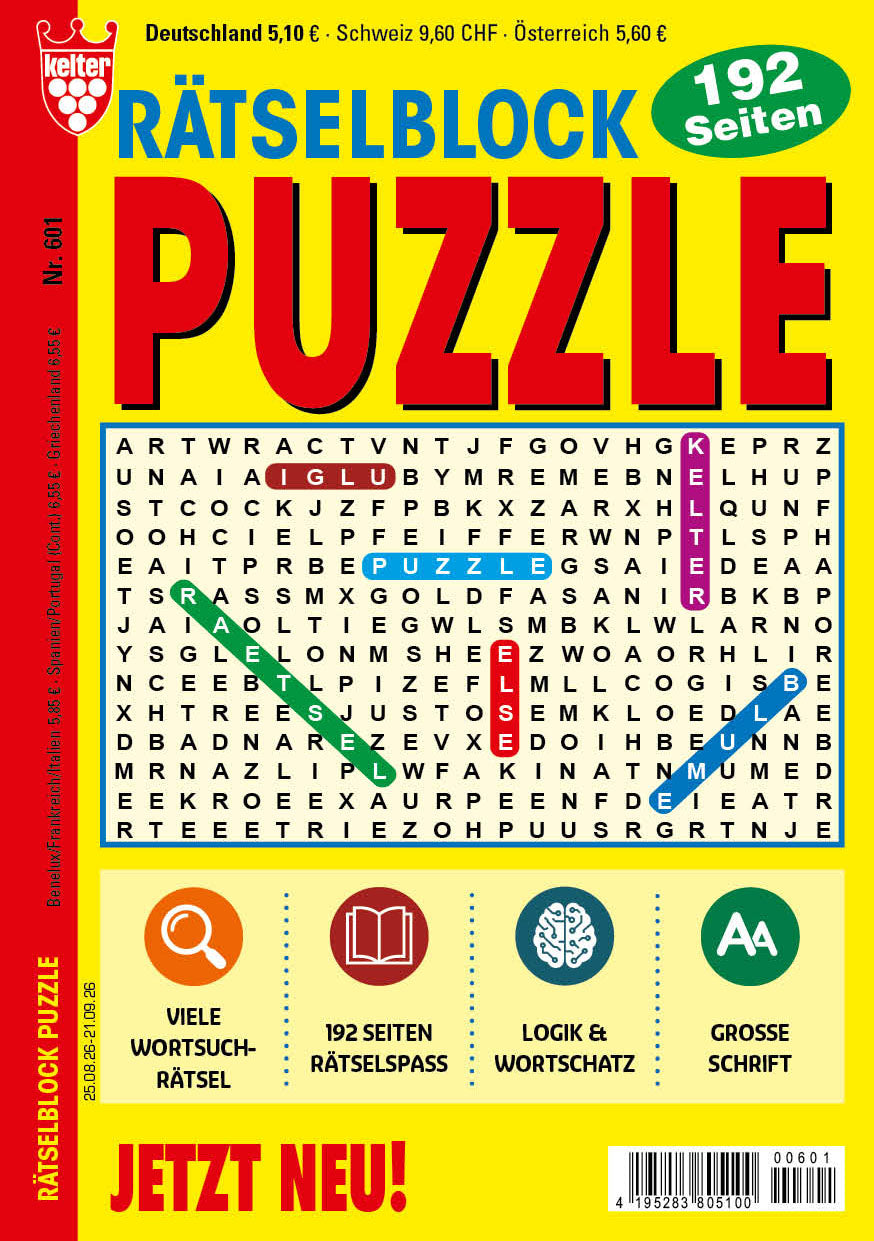 Rätselblock Puzzle #601