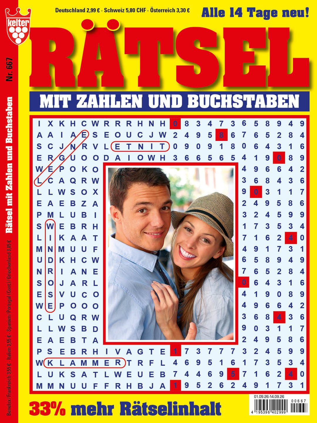 Rätsel mit Zahlen und Buchstaben #667
