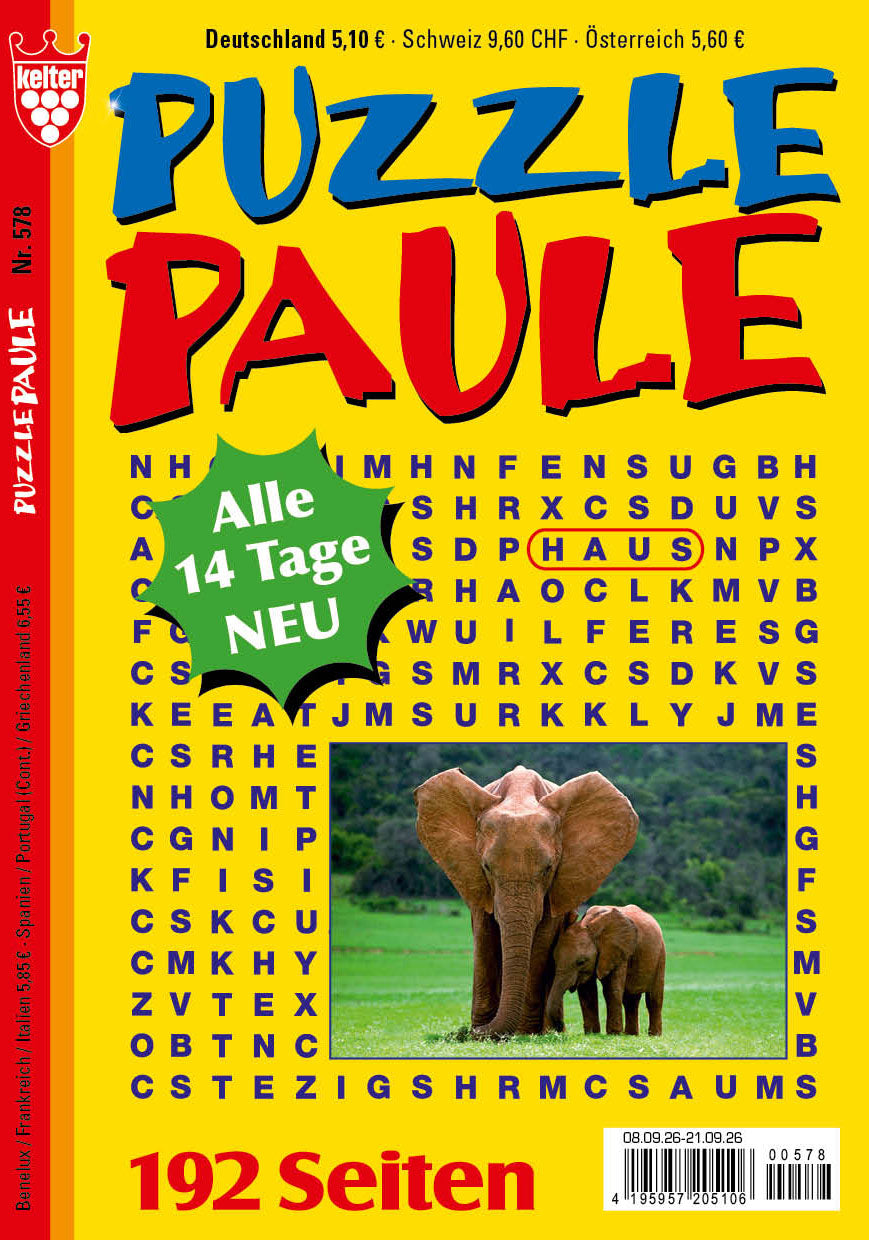 Puzzle Paule 192 Seiten #578