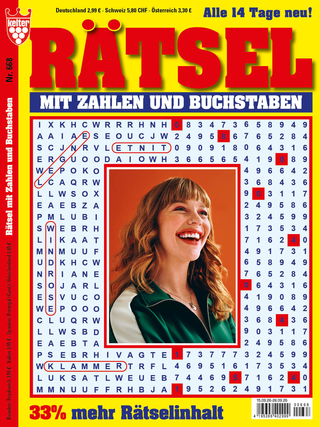 Rätsel mit Zahlen und Buchstaben #668