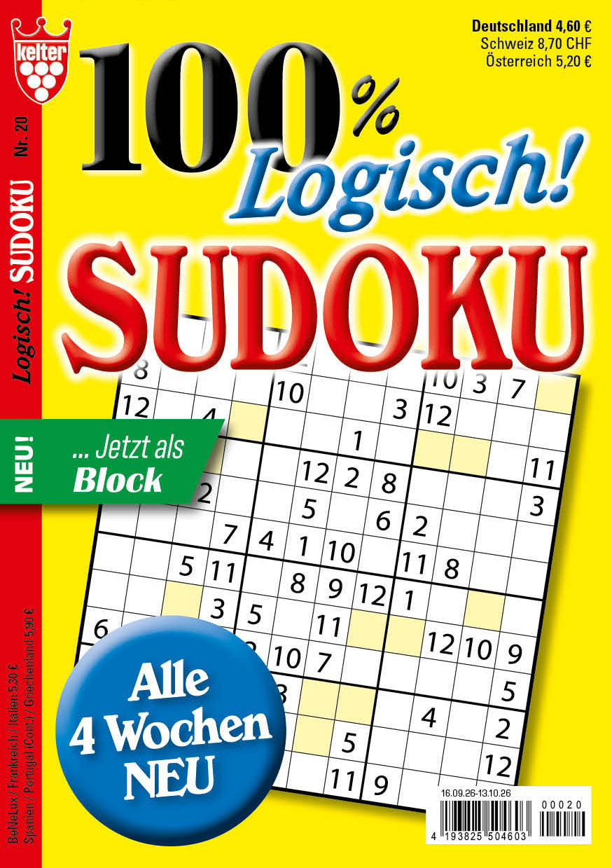 100% logisch Sudoku #20