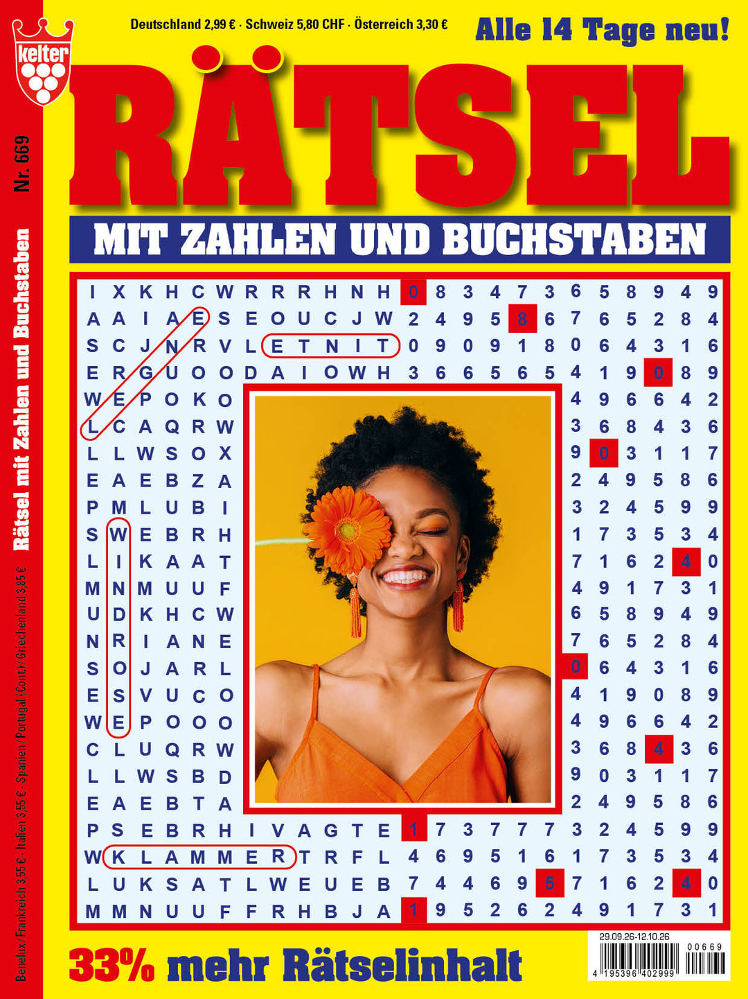 Rätsel mit Zahlen und Buchstaben #669