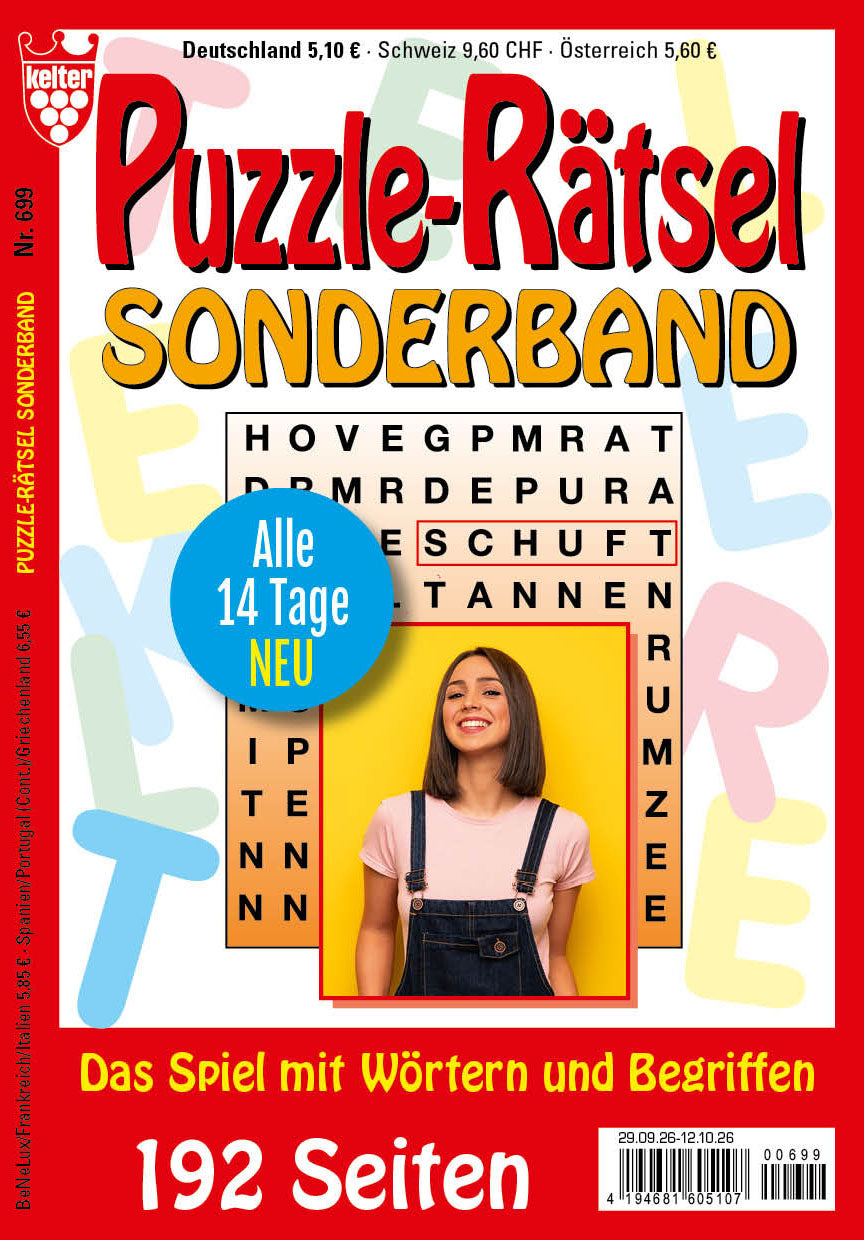 Puzzle-Rätsel Sonderband 192 Seiten #699
