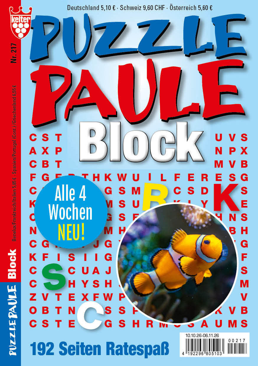 Puzzle Paule Block #217