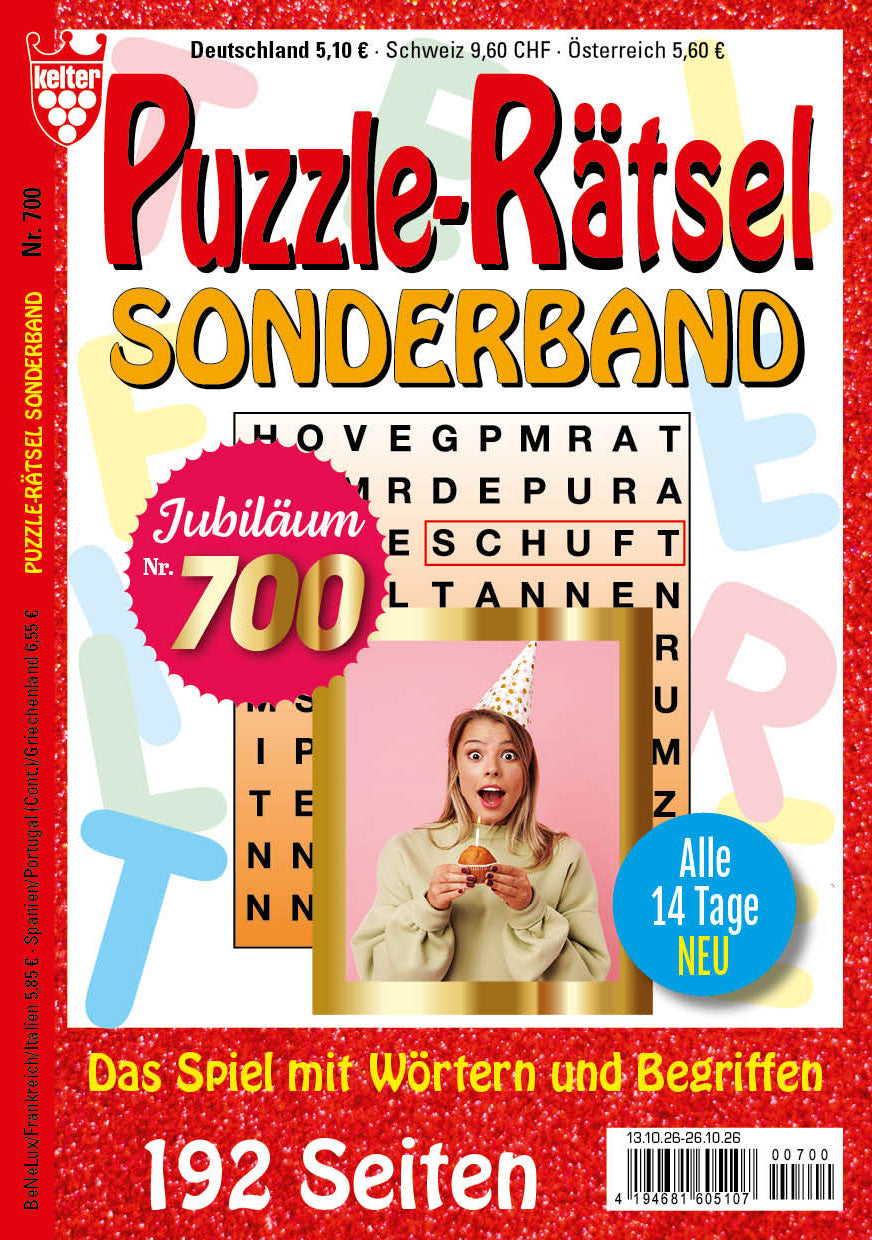 Puzzle-Rätsel Sonderband 192 Seiten #700