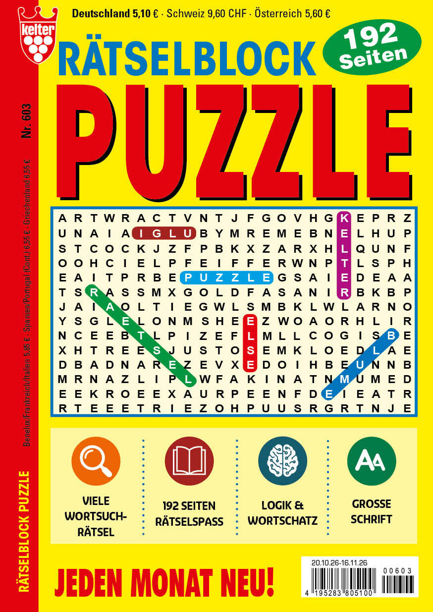 Rätselblock Puzzle #603