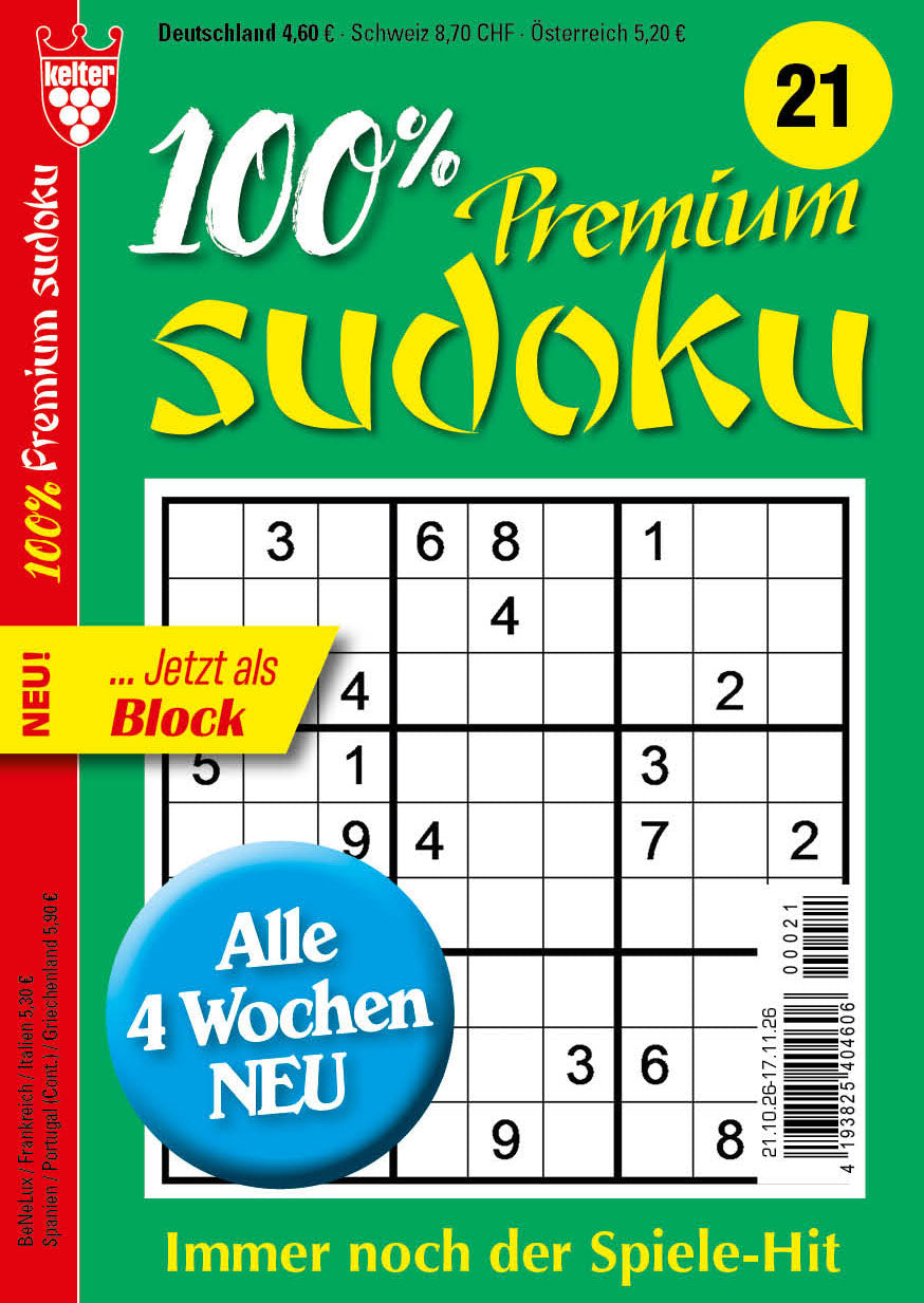 100% Premium Sudoku #21