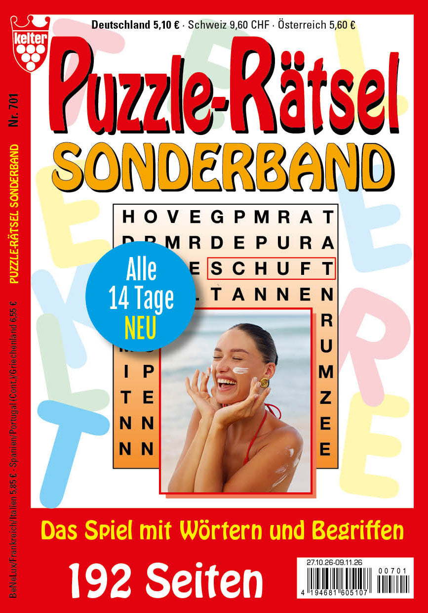 Puzzle-Rätsel Sonderband 192 Seiten #701