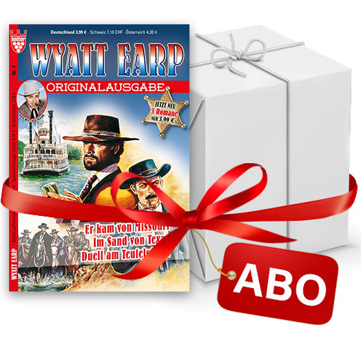 ABO - Wyatt Earp 3 Romane Originalausgabe