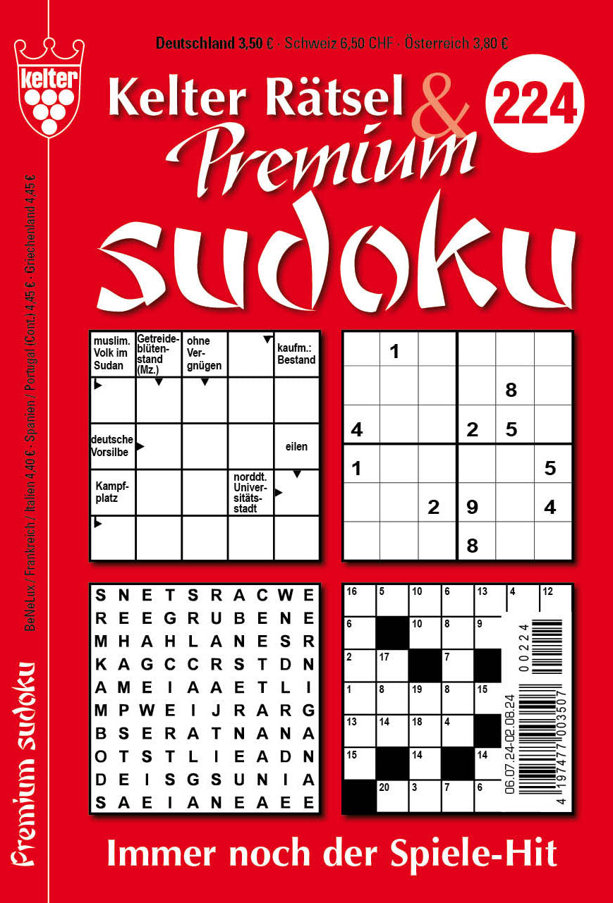 Kelter Rätsel & Premium Sudoku #224