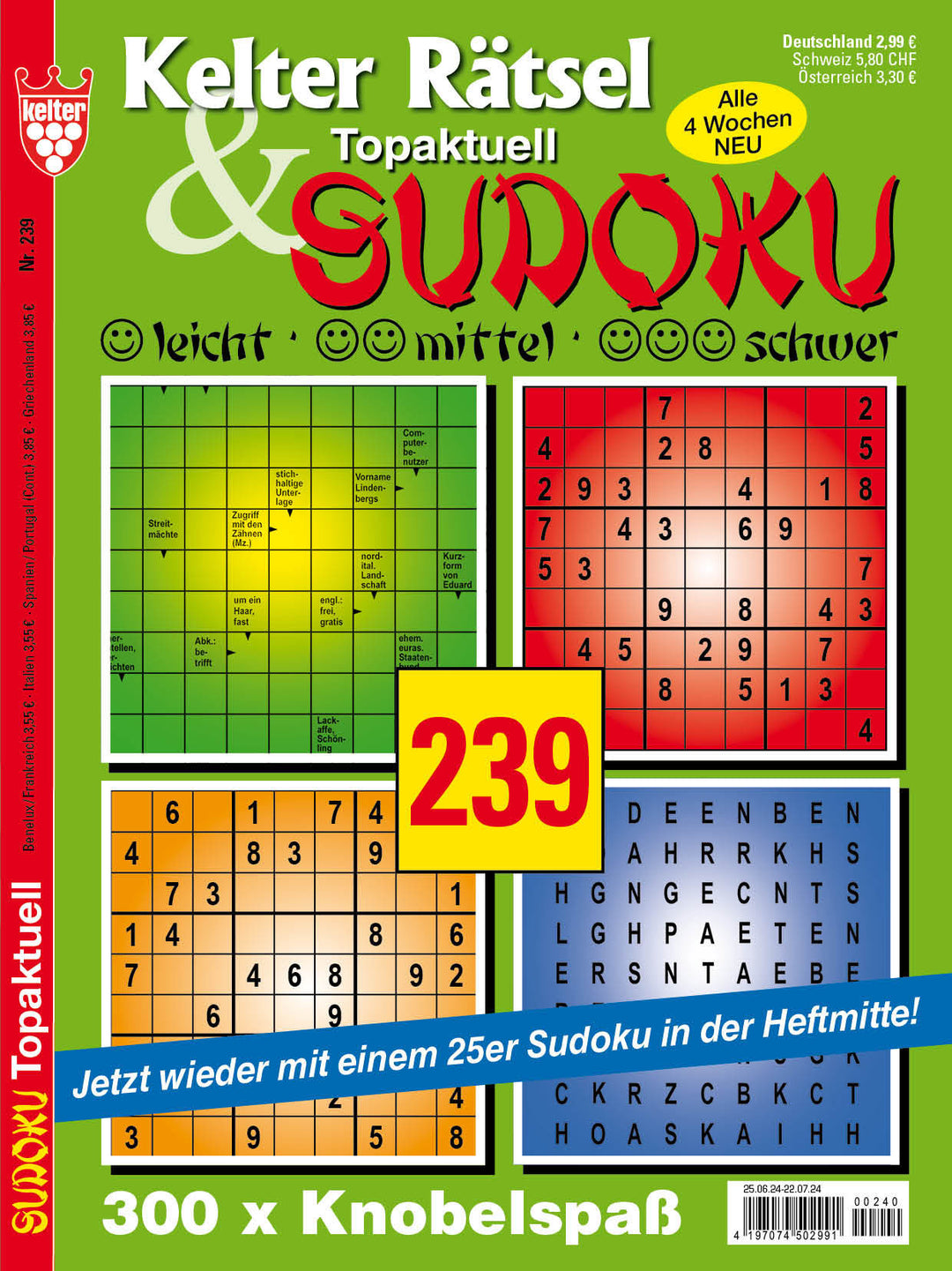 Sudoku Topaktuell #240