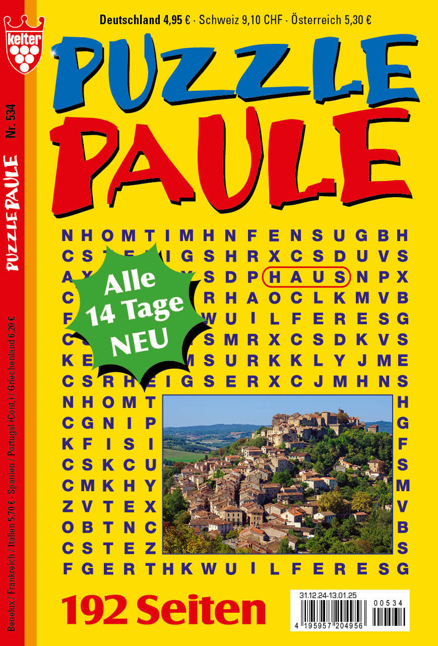 Puzzle Paule 192 Seiten #534