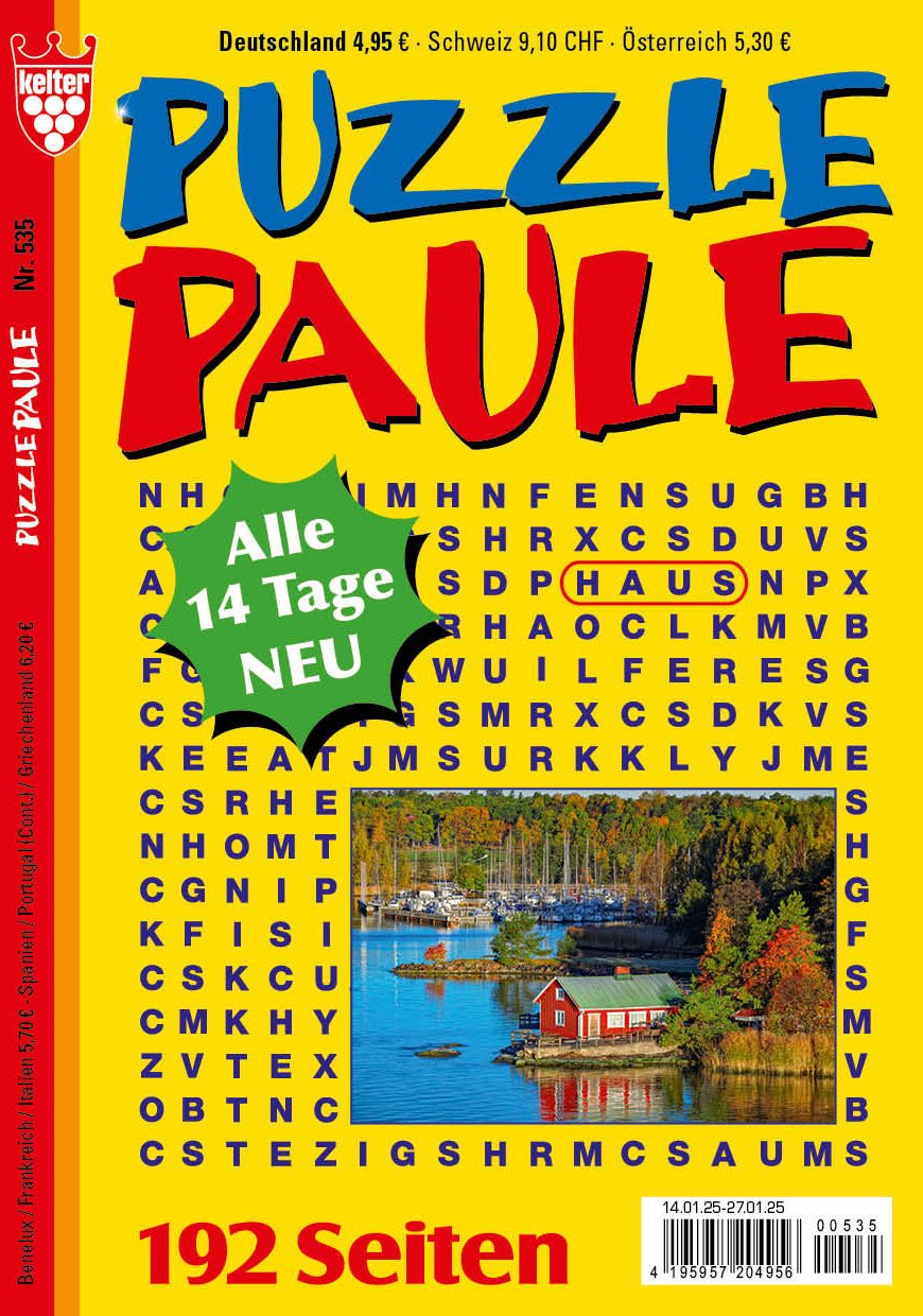 Puzzle Paule 192 Seiten #535