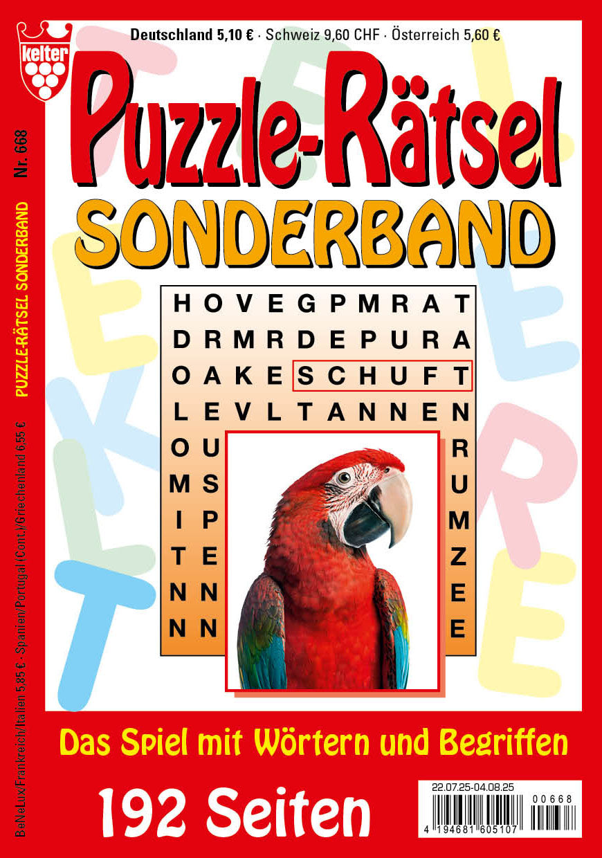 Puzzle-Rätsel Sonderband 192 Seiten #668