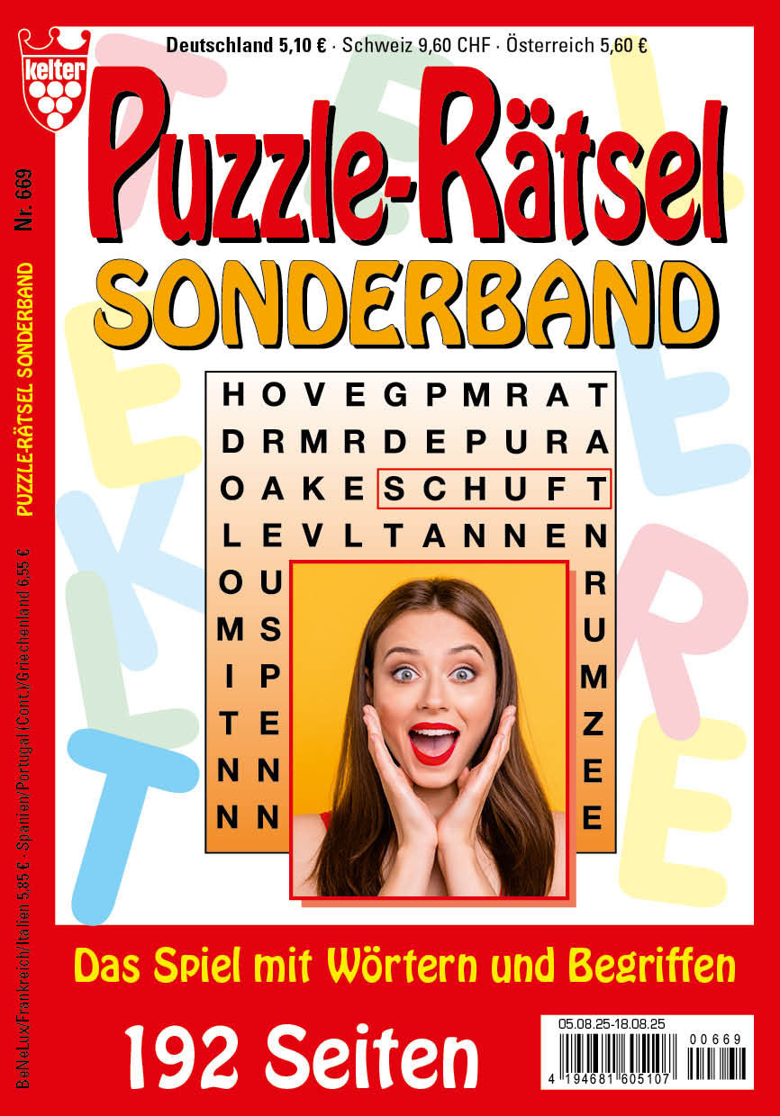 Puzzle-Rätsel Sonderband 192 Seiten #669