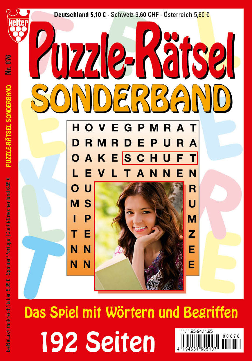 Puzzle-Rätsel Sonderband 192 Seiten #676