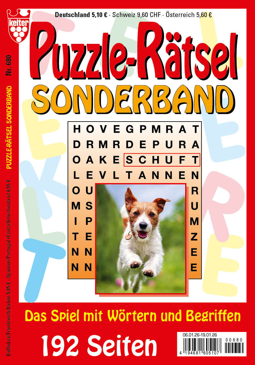 Puzzle-Rätsel Sonderband 192 Seiten #680