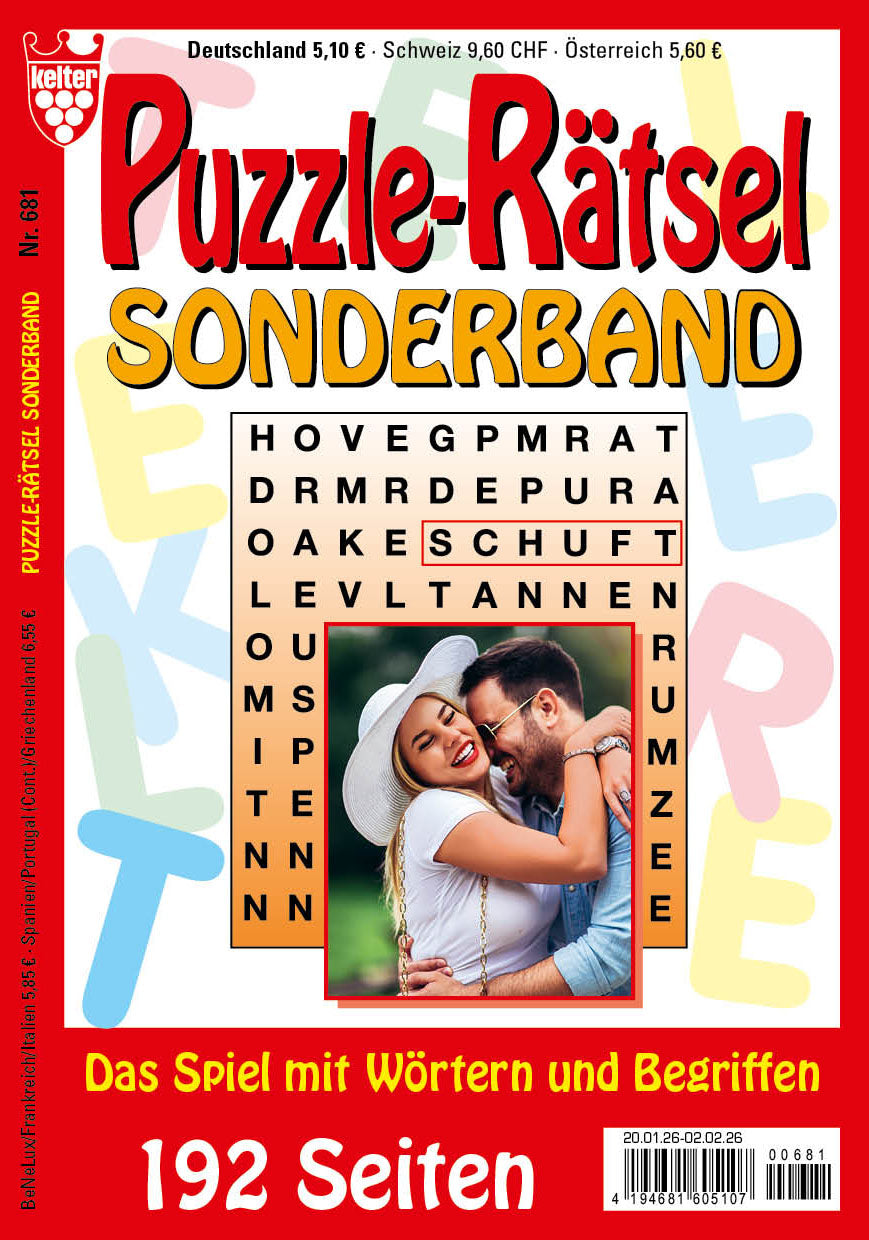 Puzzle-Rätsel Sonderband 192 Seiten #681