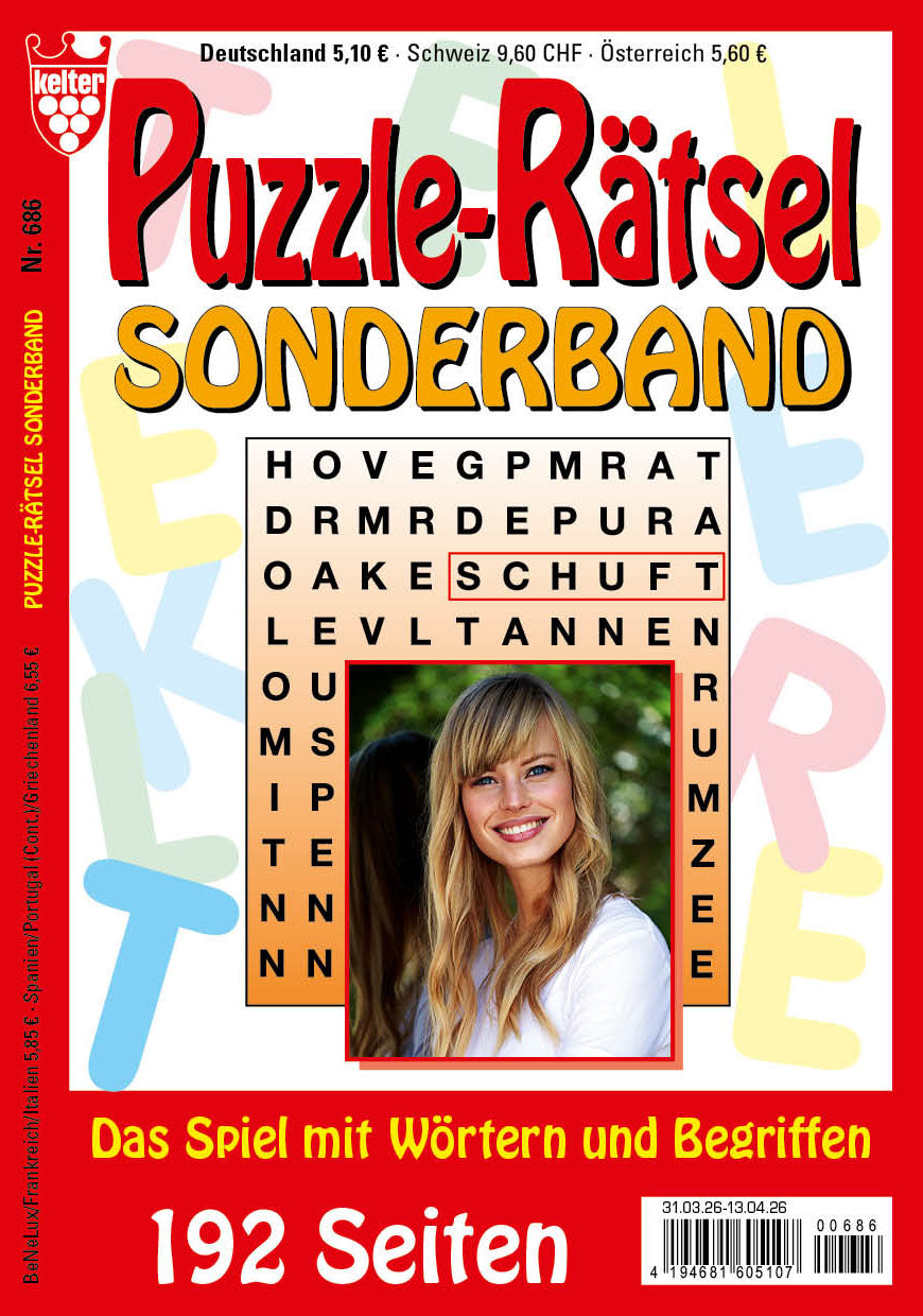 Puzzle-Rätsel Sonderband 192 Seiten #686