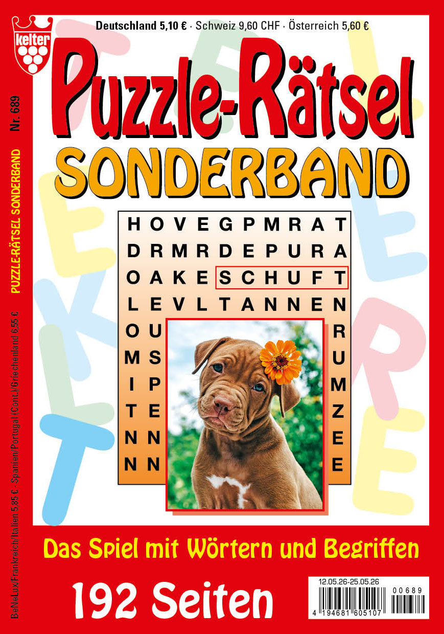 Puzzle-Rätsel Sonderband 192 Seiten #689