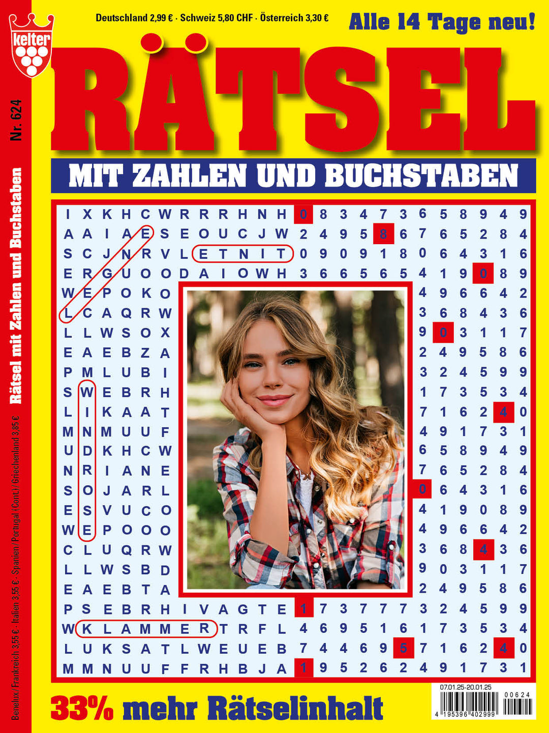 Rätsel mit Zahlen und Buchstaben #624