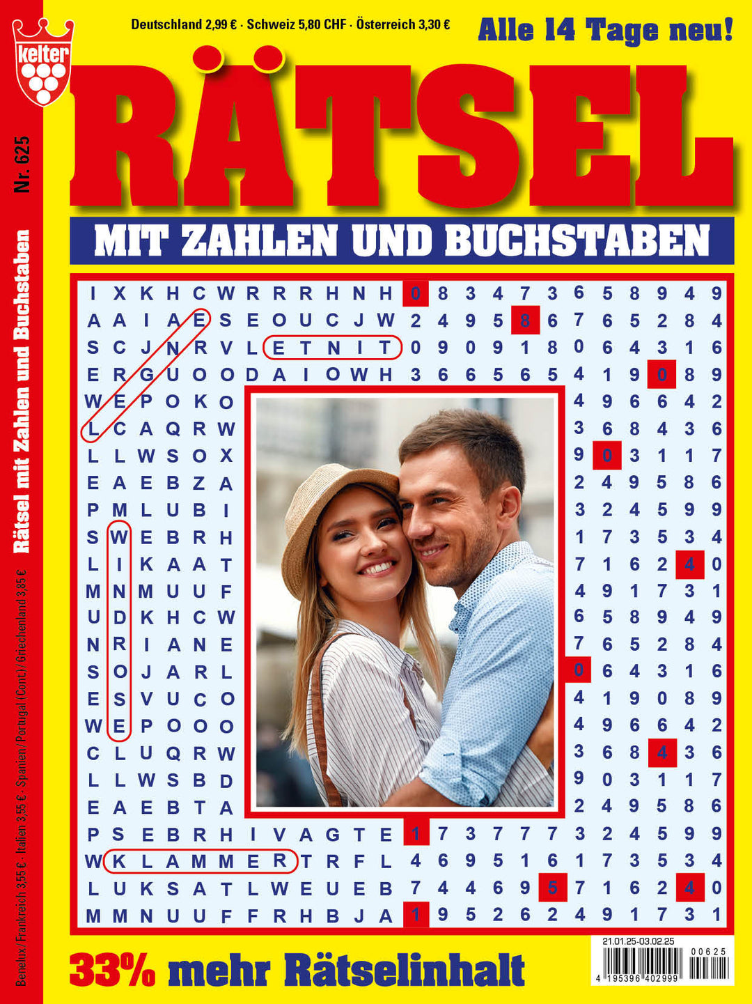 Rätsel mit Zahlen und Buchstaben #625