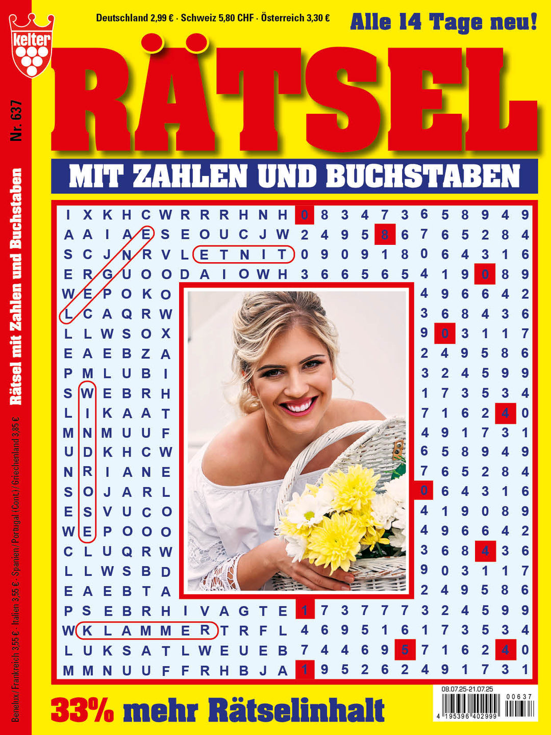 Rätsel mit Zahlen und Buchstaben #637