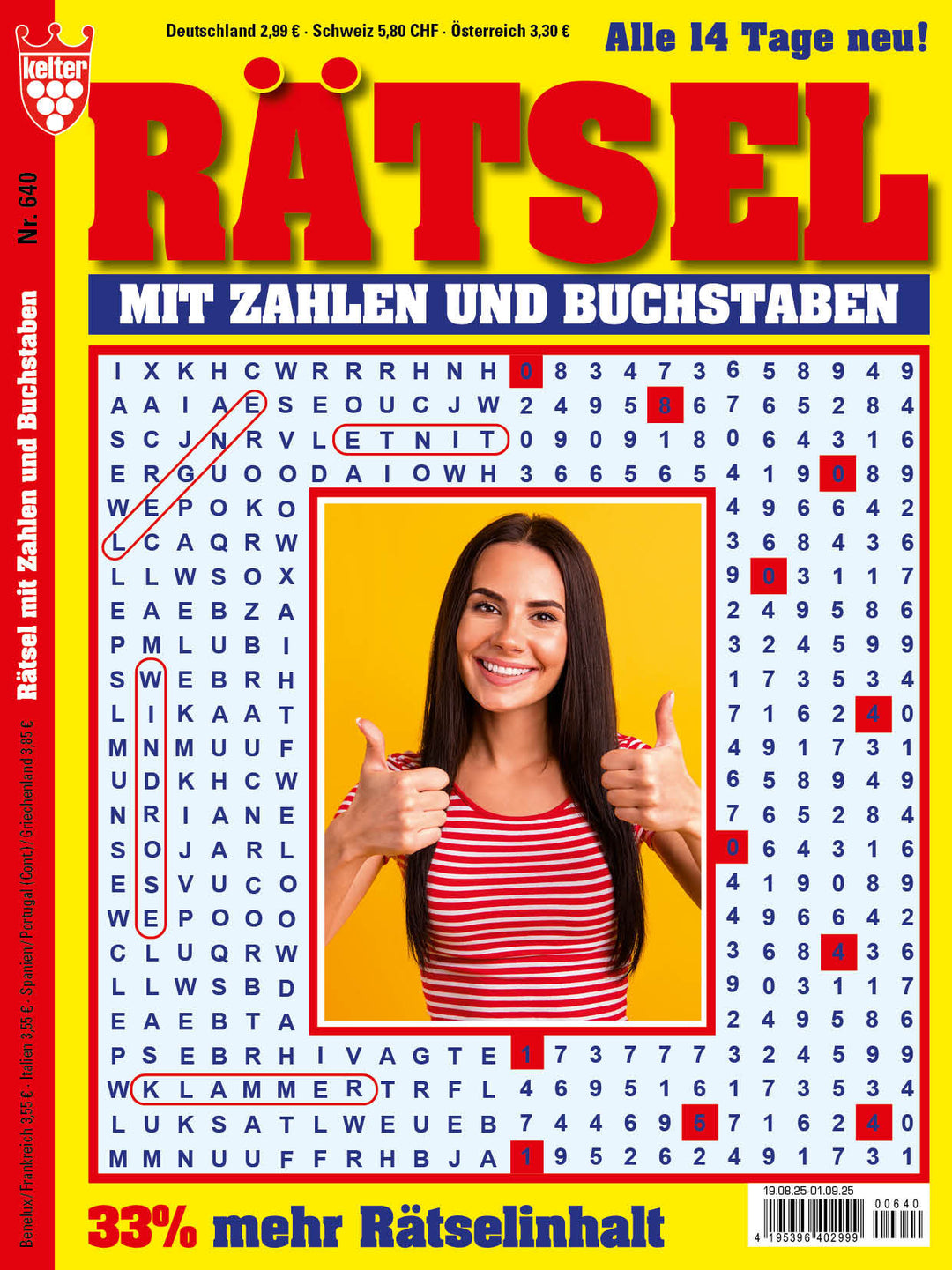 Rätsel mit Zahlen und Buchstaben #640