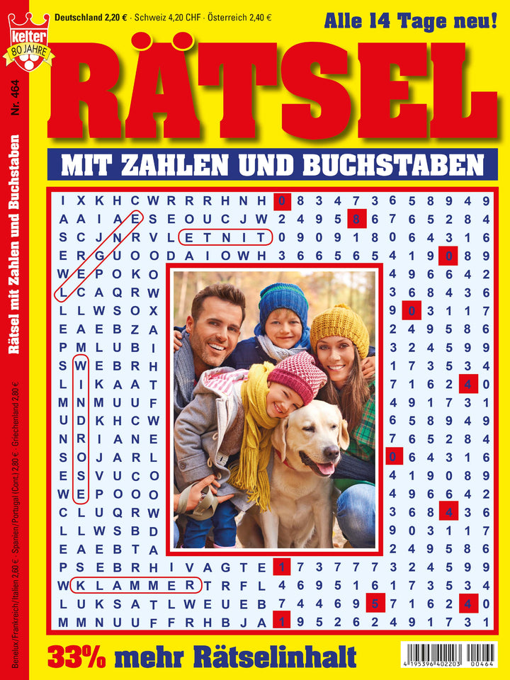 Rätsel mit Zahlen und Buchstaben #644
