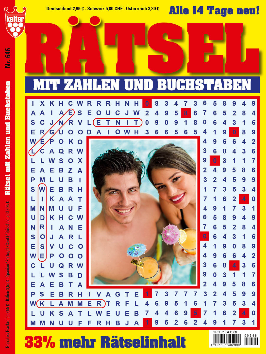 Rätsel mit Zahlen und Buchstaben #646