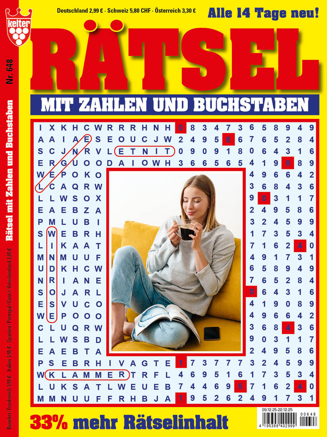 Rätsel mit Zahlen und Buchstaben #648