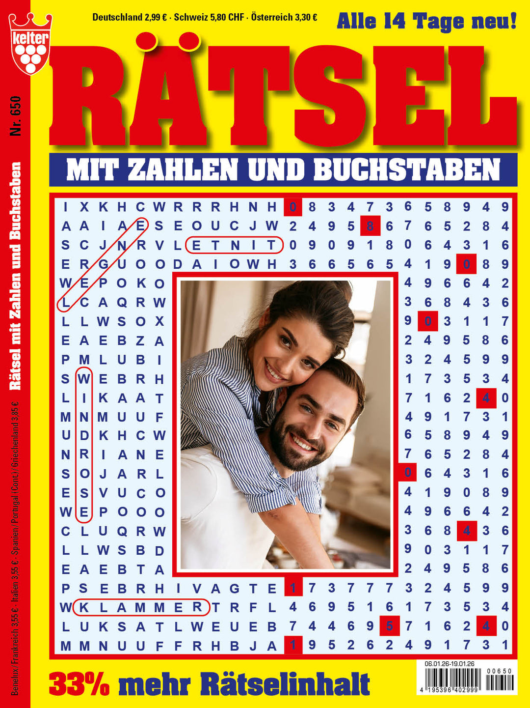 Rätsel mit Zahlen und Buchstaben #650